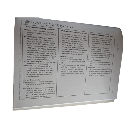 The CAFE Book : Engaging All Students in Daily Literacy Assessment/Instruction - Picture 5 of 9